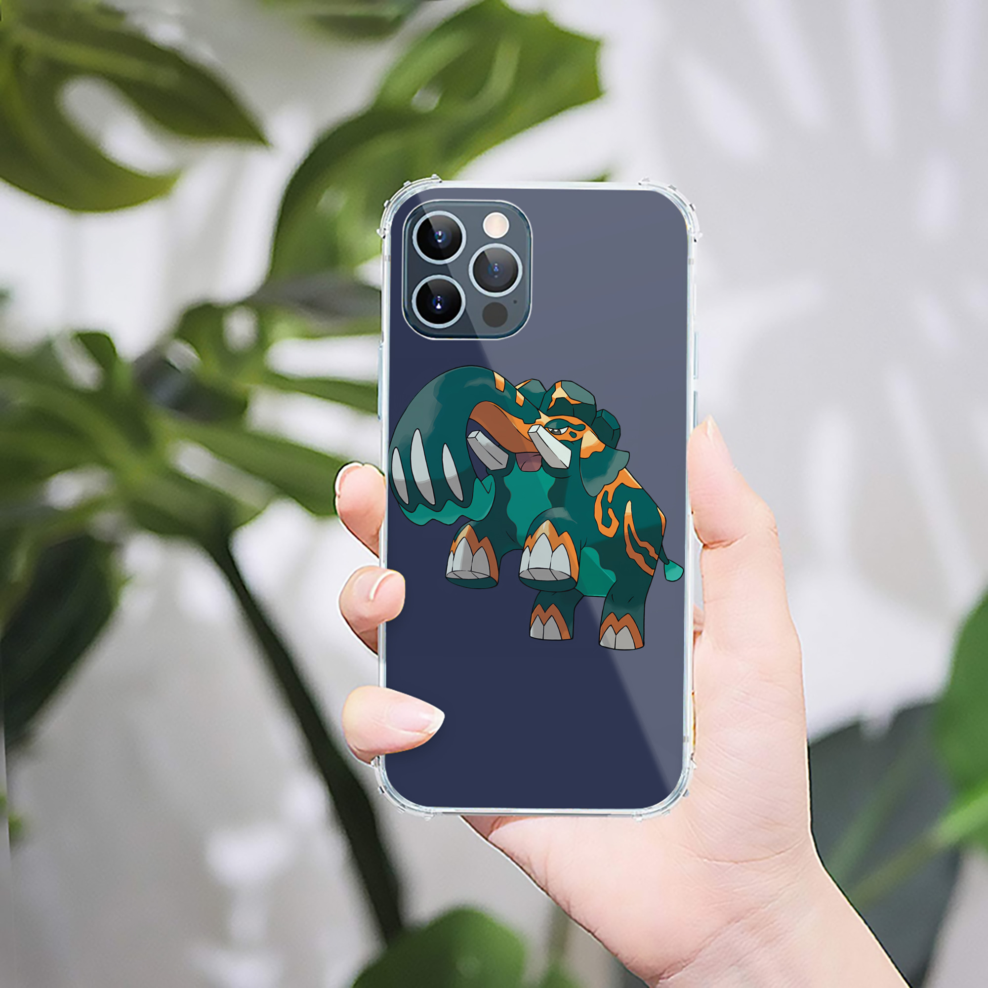 （画像用） ポケットモンスター Pokémon 【iPhone 12シリーズ対応】透明スマホケース（クリアソフトケース）
